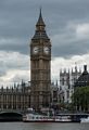 Big Ben tower as seen from near the London Eye.<br />May 24, 2016 - London, UK.
