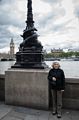 Joyce along the banks of the Thames River.<br />May 24, 2016 - London, UK.