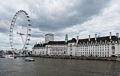 London Eye and the County Hall building.<br />May 24, 2016 - London, UK.