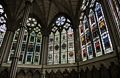 Stained glass windows at Westminster Abbey.<br />May 24, 2016 - London, UK.