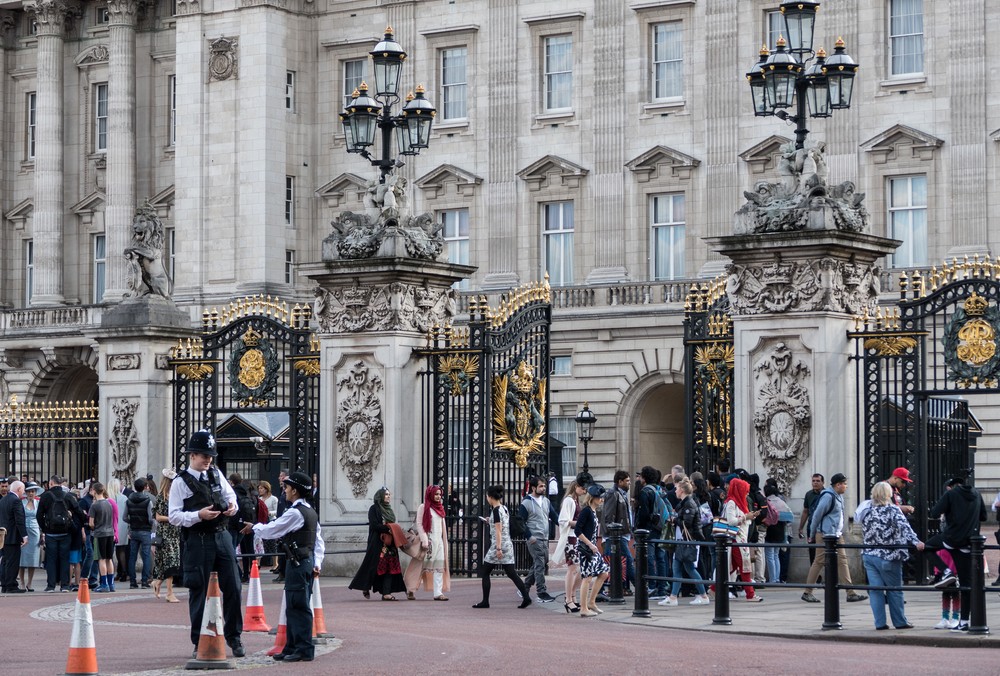 Entrance to Buckingham Palace.<br />May 24, 2016 - London, UK.