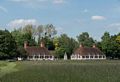 Edwin Lutyens designed lodges.<br />Runnymede Meadows.<br />May 26, 2016 - Between Old Windsor and Egham, England.