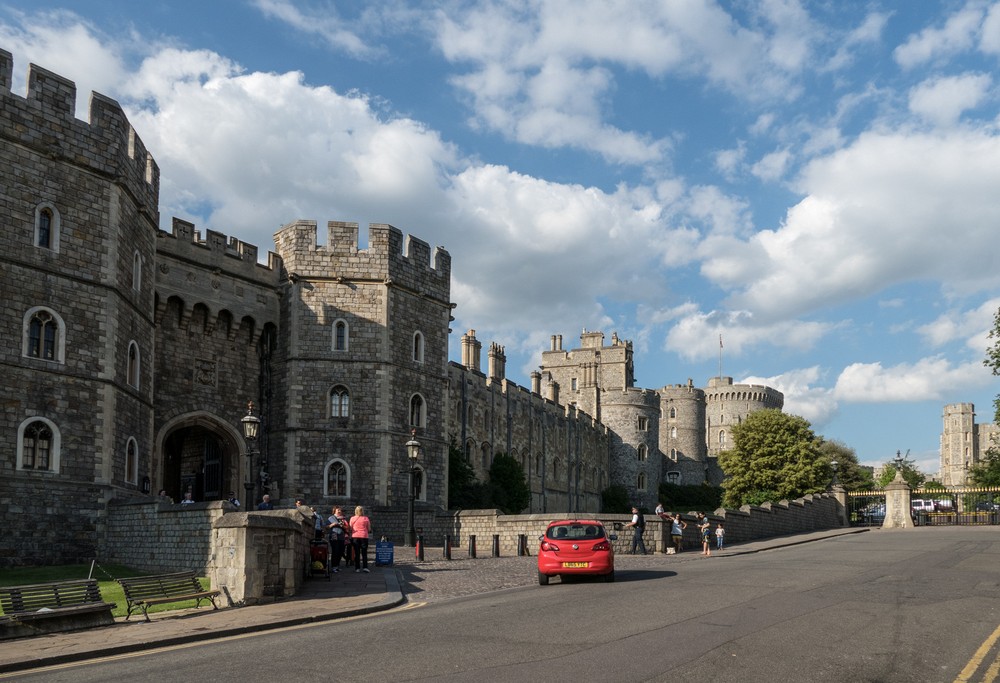 Part of Windsor Castle.<br />May 26, 2016 - Windsor, UK