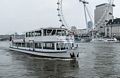 Our (Stephanie, Joyce, and Egils) boat to Greenwich.<br />May 28, 2016 - London, UK.