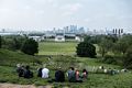View from the Observatory hill.<br />May 28, 2016 - Greenwich, UK.