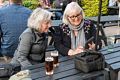 Joyce and Stephanie.<br />At the Weir Pub for dinner.<br />May 28, 2016 - Walton-on-Thames, Surray, UK.