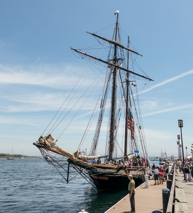 Visiting the (semi) tall ship Lynx.<br />June 4, 2016 - Newburyport, Massachusetts.