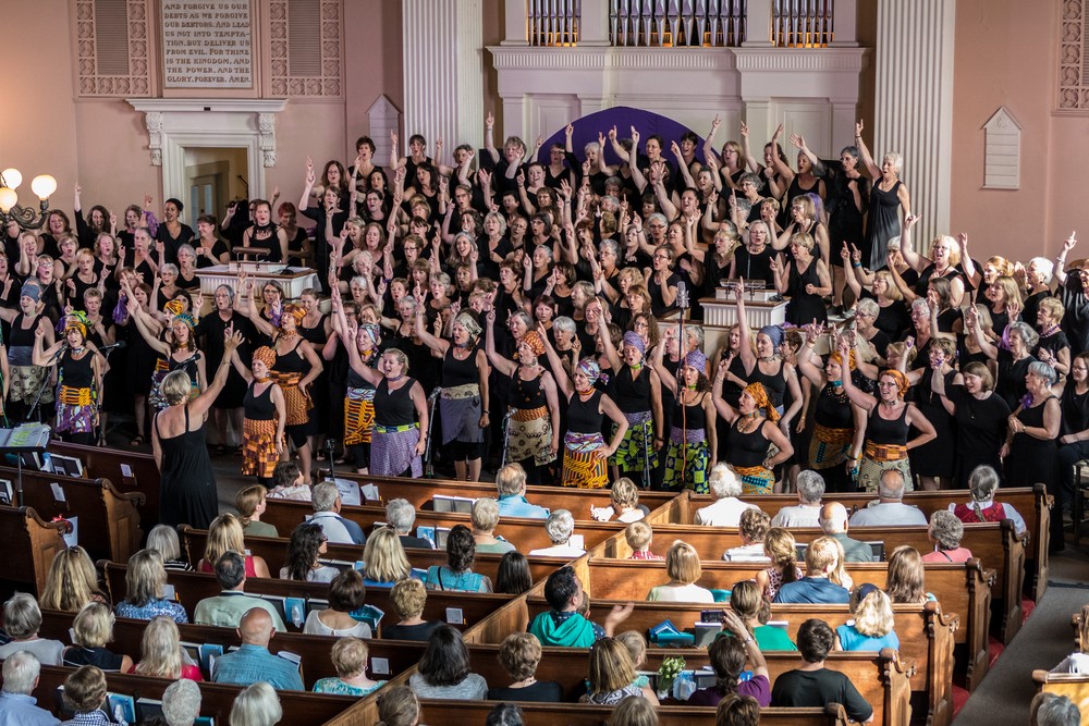 Capturing the Moon performance by Voices from the Heart.<br />June 4, 2016 - South Church, Portsmouth, New Hampshire.