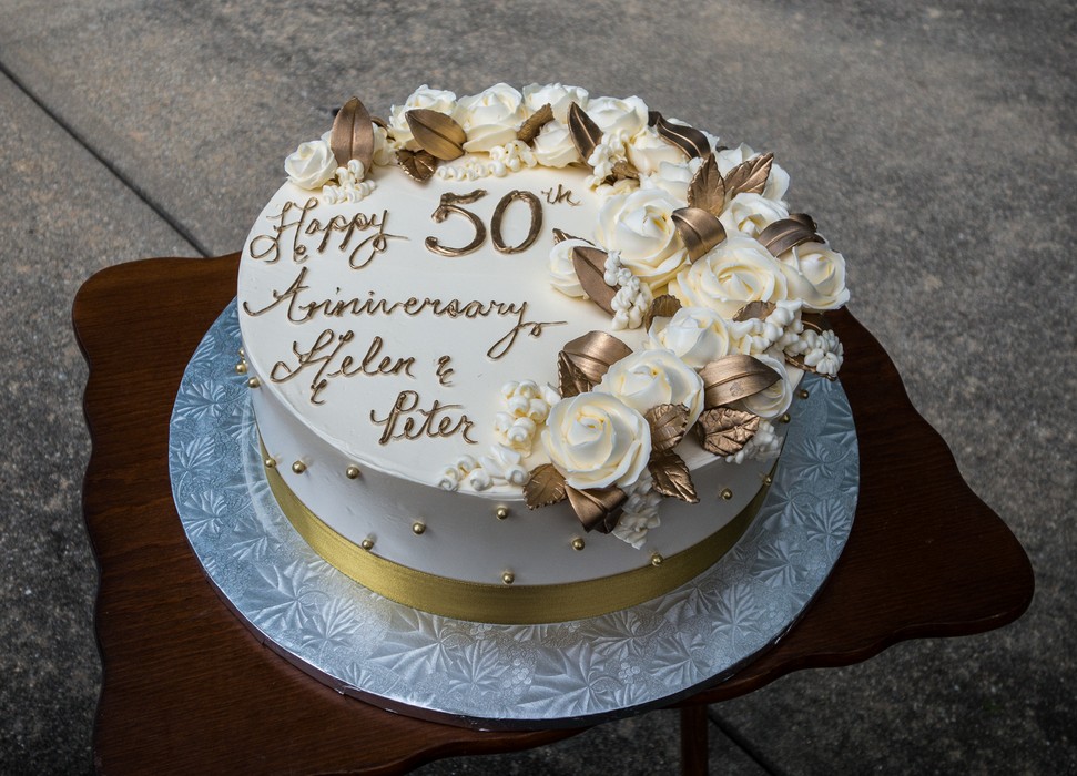 Peter and Helen's 50th wedding anniversary.<br />July 2, 2016 - At Pete and Helen's in Plaistow, New Hampshire.