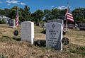 Armand and Marie's gravestones.<br />July 4, 2016 - Sacred Heart Cemetery, Andover, Massachusetts.