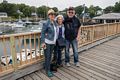 Deb, Joyce, and Ray at Perkin's Cove.<br />July 7, 2016 - Ogunquit, Maine.