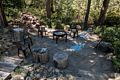 Fire pit area.<br />July 20, 2016 - At Le Shahlet in McCloud, California.