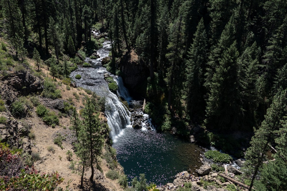 Middle Falls.<br />July 20, 2016 - Along the shore of the McCloud River, California.