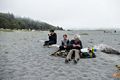 Miranda, Matthew, and Joyce.<br />Time to have a snack.<br />July 23, 2016 - Humboldt Lagoons State Park, Humboldt County, California.