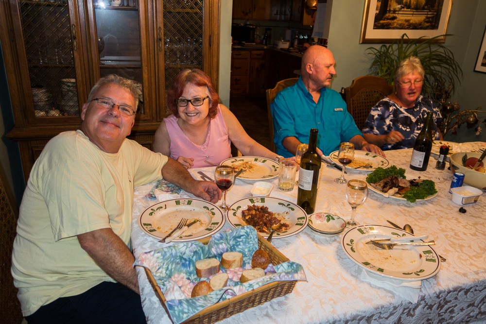 Jim, Linda, Tom, and Norma.<br />Aug. 4, 2016 - At Linda's in Andover, Massachusetts.