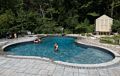 Marks,  Gujn, Miranda, and Matthew.<br />Partial family get-together at the pool.<br />Aug. 11, 2016 - At Carl and Holly's in Mendon, Massachusetts.
