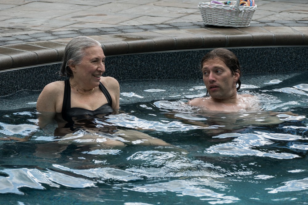 Joyce and Henry.<br />Partial family get-together at the pool.<br />Aug. 11, 2016 - At Carl and Holly's in Mendon, Massachusetts.