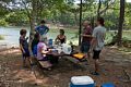 Matthew, Miranda, Gujn, Joyce, Holly, Carl, and Henry.<br />August 12, 2016 - Sawyer Park, Brunswick, Maine.