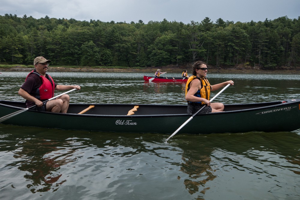 Carl and Holly.<br />August 12, 2016 - On the New Meadows River between Brunwick and West Bath, Maine.