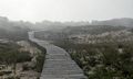 Boardwalk to lot 3 in fog.<br />Sept. 8, 2016 - Parker River National Wildlife Refuge, Plum Island, Massachusetts.