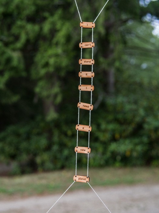 Lily Gabaree: Bark Notes.<br />Outdoor Sculpture Show.<br />Sep. 10, 2016 - Maudlay State Park, Newburyport, Massachusetts.