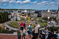 Range Lights Community Sculpture Garden unvailing and reception.<br />Sep. 11, 2016 - Newburyport Art Assiciation, Newburyport, Massachusetts.
