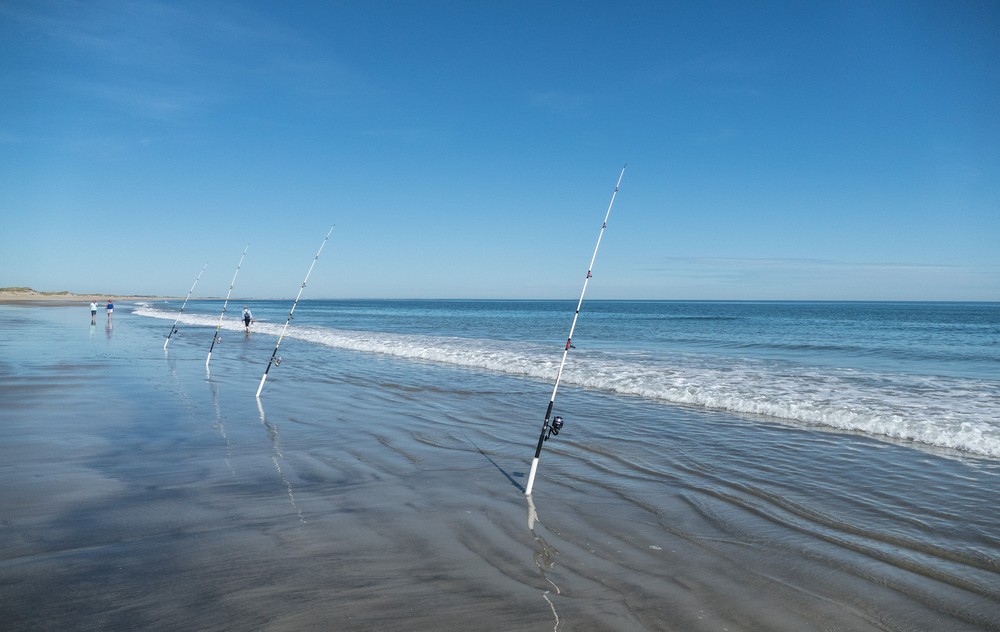 Walking and fishing.<br />Walk north of parking lot #6.<br />Sep. 22, 2016 - Parker River National Wildlife Refuge, Plum Island, Massachusetts.
