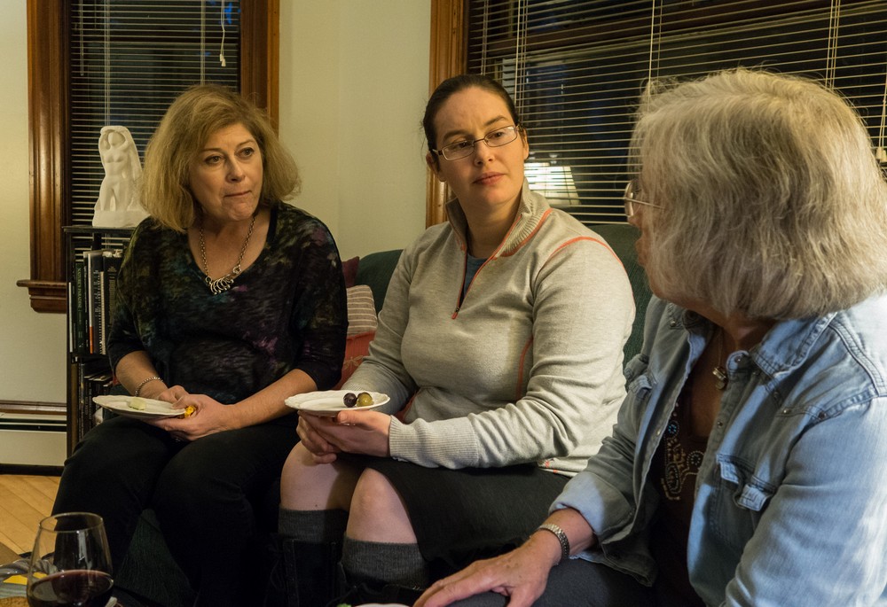 Carol, Kristen, and Joyce.<br />Oct. 12, 2016 - At home in Merrimac, Massachusetts.