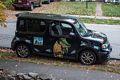 Brian Lies' car.<br />Author/Illustrator party.<br />Oct. 16, 2016 - At home in Merrimac, Massachusetts.