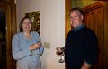 Marianne and Brian.<br />Author/Illustrator party.<br />Oct. 16, 2016 - At home in Merrimac, Massachusetts.