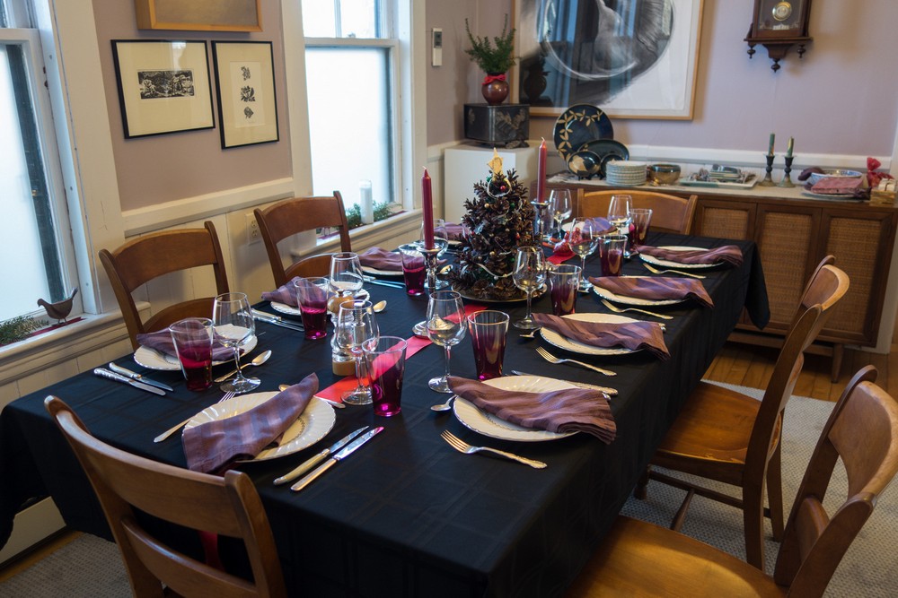 Christmas Day morning.<br />Getting ready for the guests.<br />Dec. 25, 2016 - At home in Merrimac, Massachusetts.