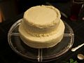 Holly's egg nog cake.<br />Dec. 25, 2016 - At home in Merrimac, Massachusetts.