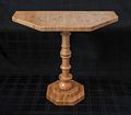 Carl's Xmas present to us: a table that he built.<br />Dec. 26, 2016 - At home in Merrimac, Massachusetts.
