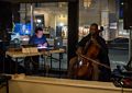 Good music at Union of Maine Visual Artists Gallery for an exhibit of photos of Iceland by Satoru Murata.<br />Feb. 3, 2017 - Portland, Maine.