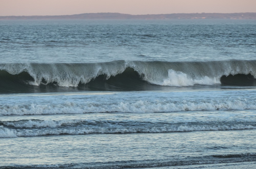 Waves off beach off parking lot #3.<br />Feb. 23, 2017 -  Parker River National Wildlife Refuge, Plum Island, Massachusetts.