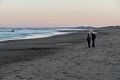 Matthew and Joyce on beach just south off parking lot #3.<br />Feb. 23, 2017 -  Parker River National Wildlife Refuge, Plum Island, Massachusetts.