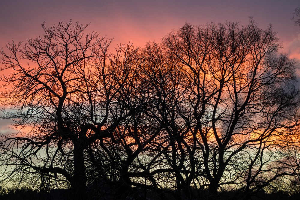 Just after sunset.<br />March 1, 2017 - Merrimac, Massachusetts.