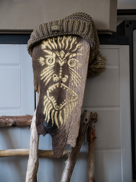Joyce's effigy for the vernal equinox party of the Chickenboro crew.<br />March 17, 2017 - At home in Merrimac, Massachusetts.