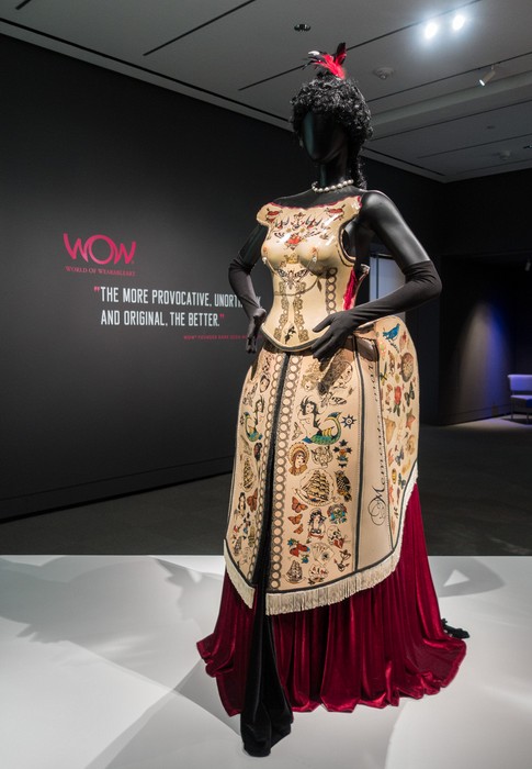 World of Wearable Art exhibit.<br />April 6, 2017 - At the Peabody Essex Museum, Salem, Massachusetts.
