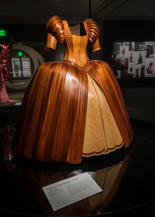 Lady of the Wood by David Walker.<br />World of Wearable Art exhibit.<br />April 6, 2017 - At the Peabody Essex Museum, Salem, Massachusetts.