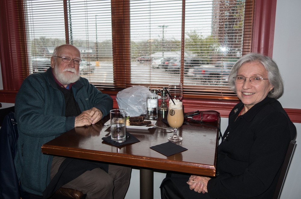 Egils and Joyce.<br />33rd wedding anniversary dinner.<br />May 5, 2017 - Crave Restaurant in Amesbury, Massachusetts.