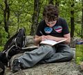 Matthew atop South Peak.<br />May 27, 2017 - Pawtuckaway State Park, Nottingham, New Hampshire.