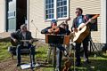 Los Galactacos playing at the Power of Place sculpture exhibit reception.<br />June 7, 2017 - Wells Reserve at Laudholm, Wells, Maine.