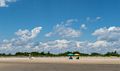 Clouds and sun umbrellas.<br />June 20, 2017 - Sandy Point State Reservation, Plum Island, Massachusetts.
