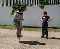 It's Miranda's turn with Matthew watching.<br />June 26, 2016 - Strawbery Banke, Portsmouth, New Hampshire.