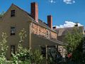 Back side of the Cotton Tenant House.<br />June 26, 2016 - Strawbery Banke, Portsmouth, New Hampshire.