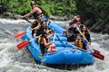 Brandon, Joyce, Henry, Holly, Carl, Egils Matthew, and Miranda.<br />CrabApple white water rafting on the Kennebeck.<br />July 9, 2017 - The Forks, Maine.