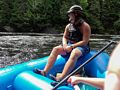 Our guide Brandon.<br />CrabApple white water rafting on the Kennebeck.<br />July 9, 2017 - The Forks, Maine.