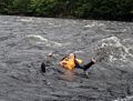 Miranda seems to have a good time.<br />CrabApple white water rafting on the Kennebeck.<br />July 9, 2017 - The Forks, Maine.