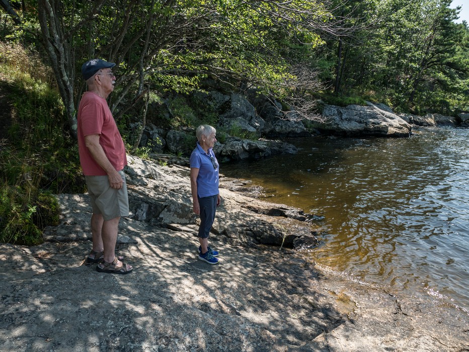 Ronnie and Baiba.<br />July 21, 2017 - Maudslay State Park, Newburyport, Massachusetts.